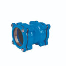 Муфта фланцева чавунна з'єднувальна для ПЕ, ПВХ труб