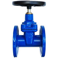 Засувка чавунна з обгумованим клином 30ч39р Ду350 Ру10