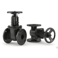 Засувка чавунна паралельна клинова 30ч6бк Дн100 РУ10