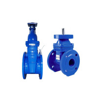 Засувка чавунна фланцева 30ч939р Дн350 Ру16 під електропривід