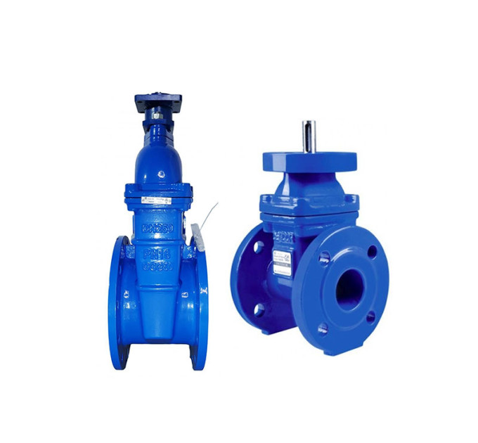 Засувка чавунна фланцева 30ч939р Дн700 Ру16 під електропривід