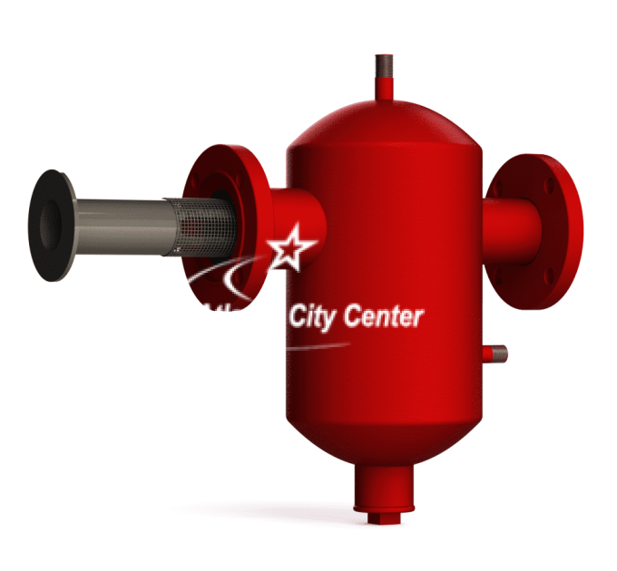 Грязьовик абонентський фланцевий з нержавіючим фільтром Ду125 Ру10/16