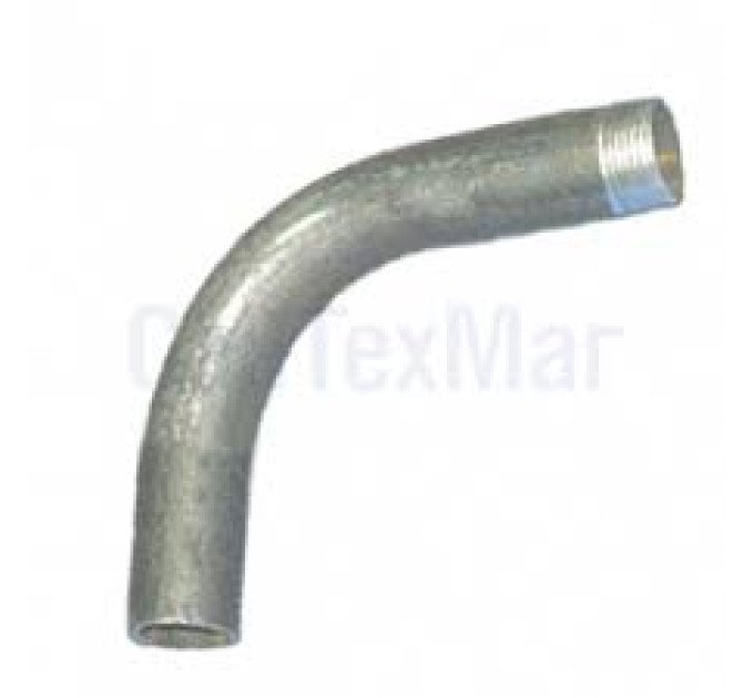 Відвід гнутий оцинкований з коротким різьбленням  Ду20 (26)