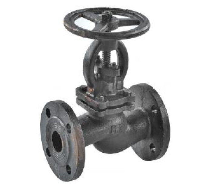 Вентиль 15кч16нж Ду100 Ру25 чавунний фланцевий