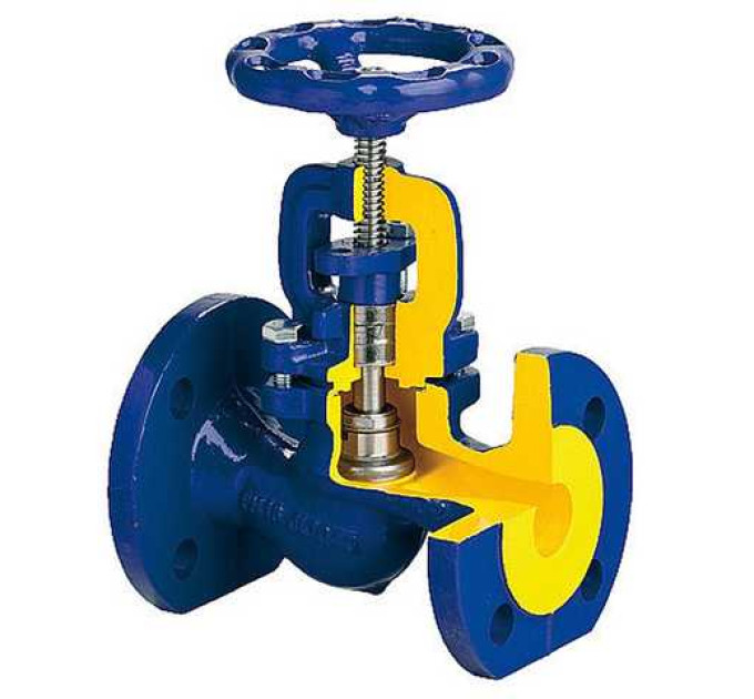 Вентиль сталевий фланцевий Zetkama 215F Ду 15 Ру40