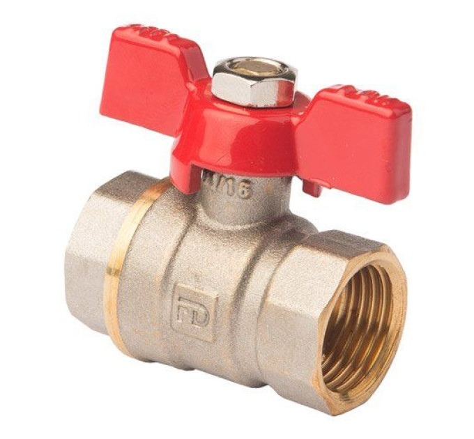 Кран кульовий різьбовий латунний FADO Modern Ду15 (1/2) ВВ