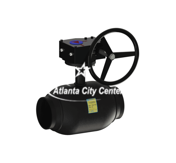 Кран кульовий 11с337п з редуктором Ду 250/250 Ру 25