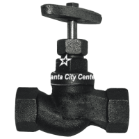 Вентиль 15кч18п Ду32 Ру16 чавунний муфтовий