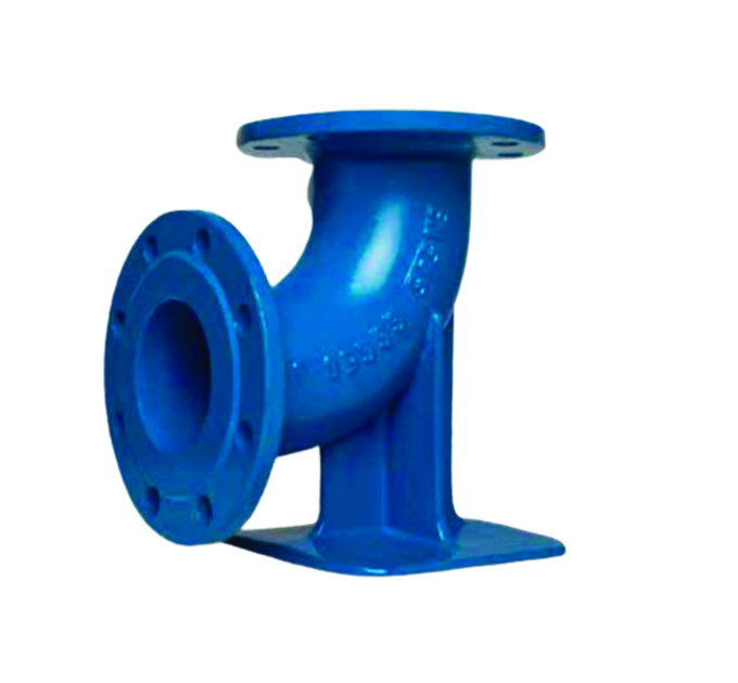 Колено чугунное фланцевое с упором Ду150 Ру16