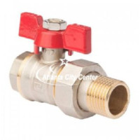 Кран кульовий різьбовий латунний з американкою FADO Classic Ду15 (1/2) Ру40