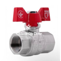 Кран кульовий різьбовий латунний VIVA Ду20 (3/4) ВВ