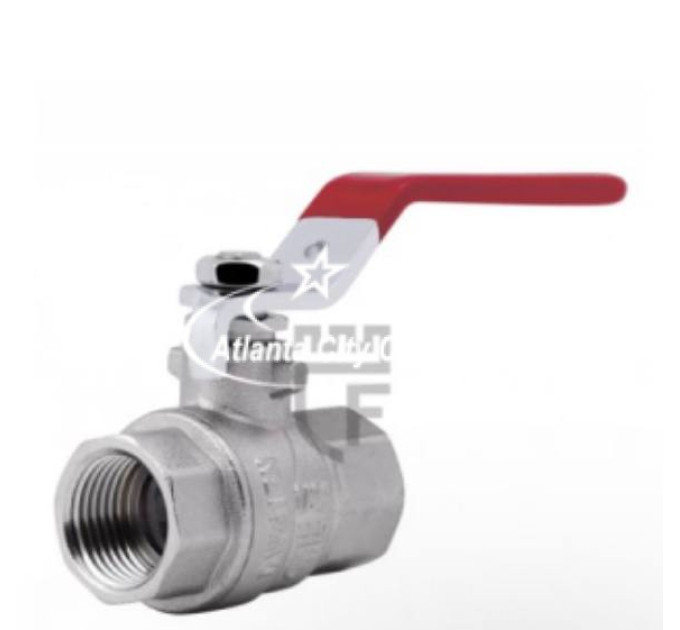 Кран шаровый резьбовой латунный Ду65 (2 1/2) ВВ