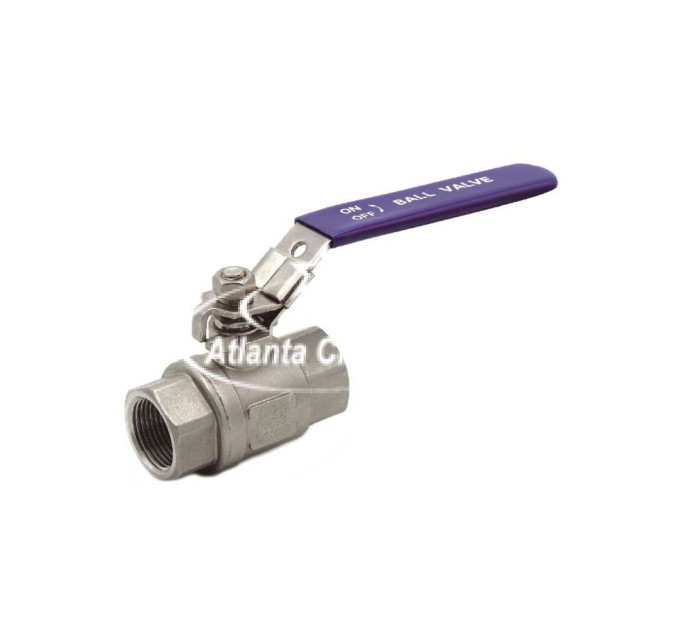 Кран нержавіючий різьбовий AISI304 Ру 63 Ду 32 ВВ