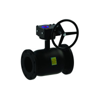 Кран кульовий 11с336п з редуктором Ду 150/150 Ру 16