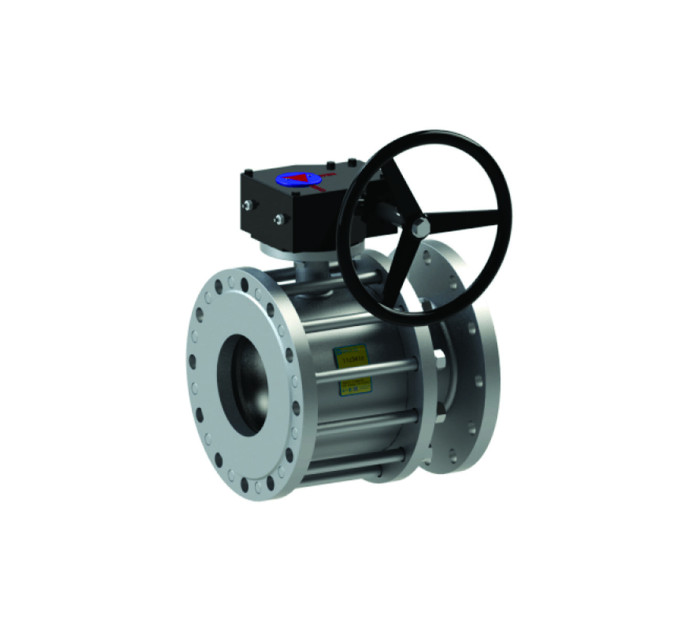 Кран кульовий 11с341п з редуктором Ду 300/250 Ру 16