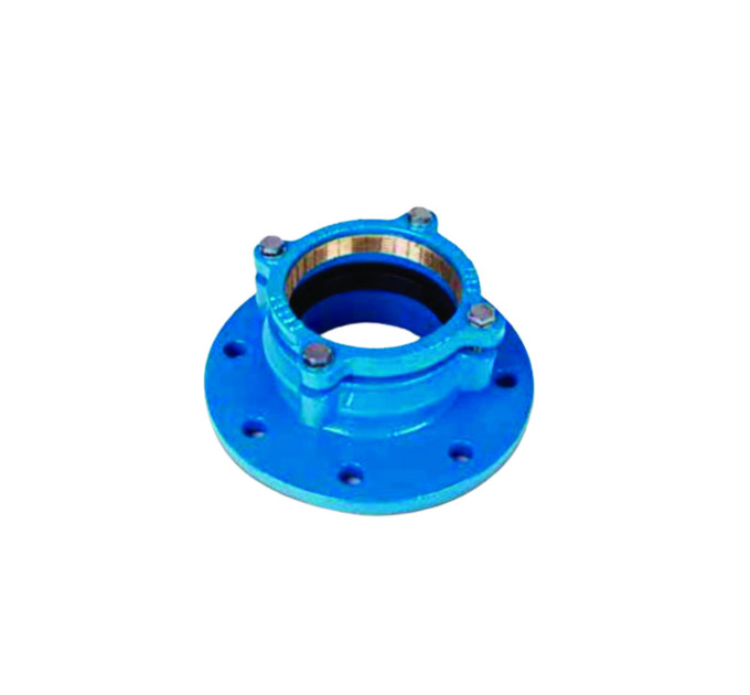 Адаптер фланцевий чавунний для ПЕ, ПВХ труб Ду300/315