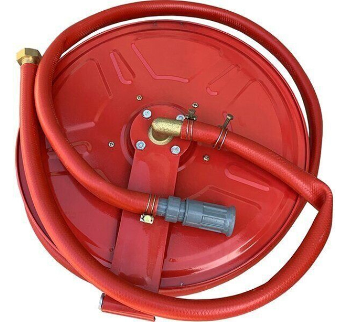 Кран-комплект Ду 25  20м (квартирний в комплекті: барабан, рукав, ствол)